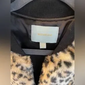 Skies are blue leopard jacket hotsell